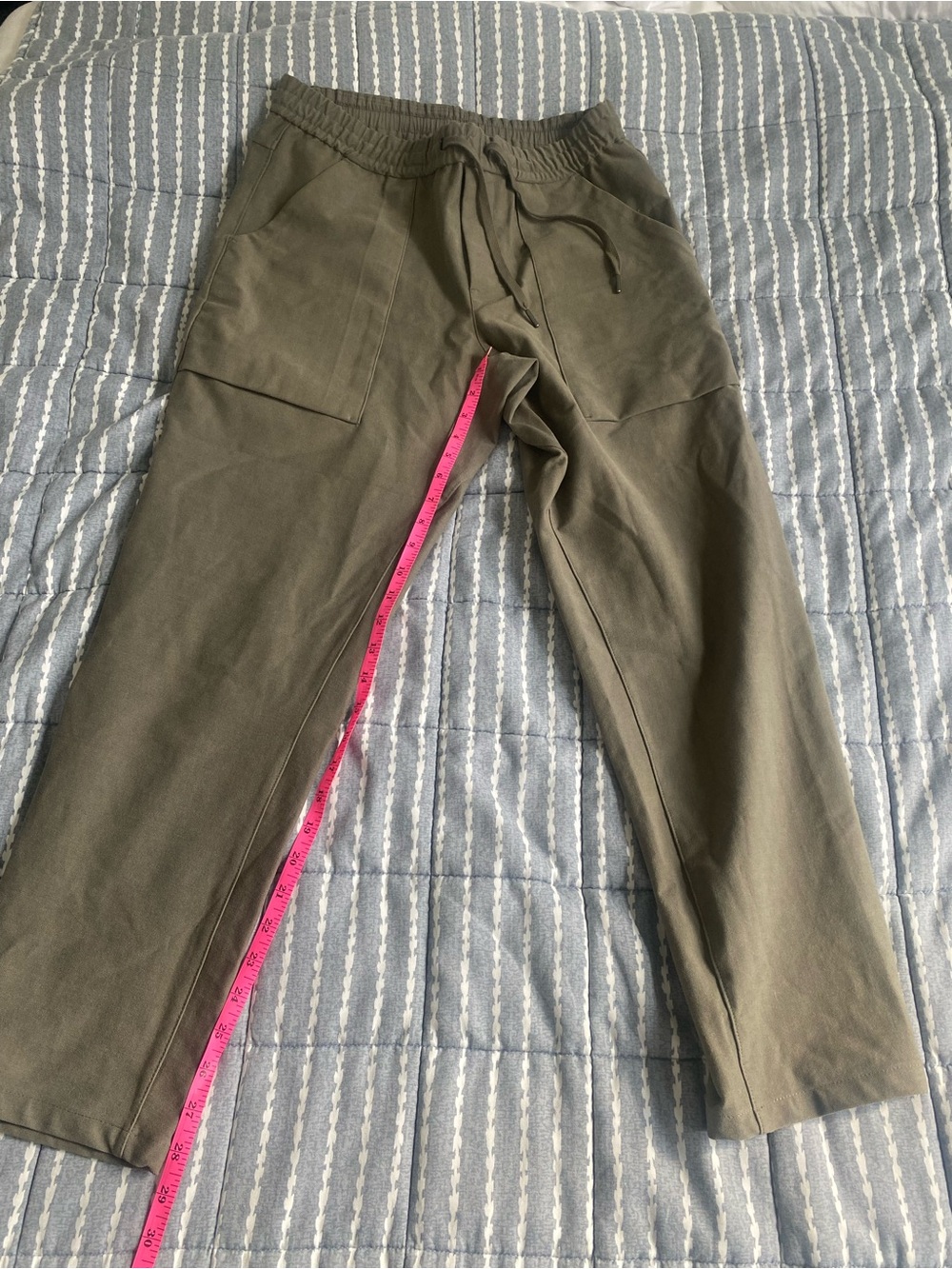 Cuts Clothing Olive Green Drawstring Joggers